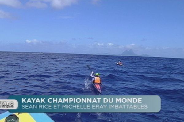 Championnat du monde de kayak : Sean Rice et Michelle Eray imbattables