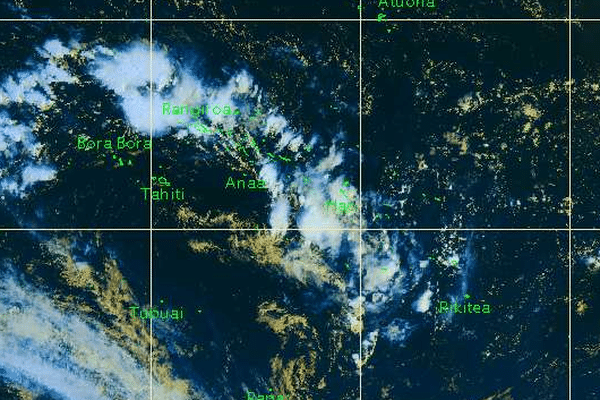 Carte satellite à 08h00 ce matin