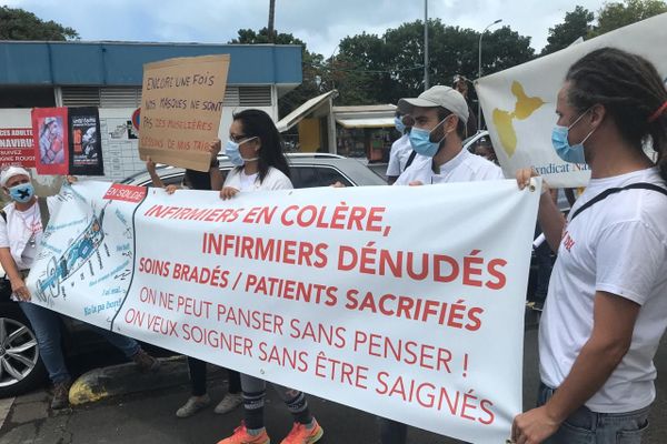 Manifestation des infirmiers et infirmières