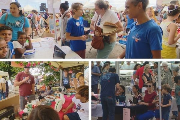 A Nouméa, 82 petits entrepreneurs ont proposé de nombreux produits et services sur des stands installés à Port Moselle.