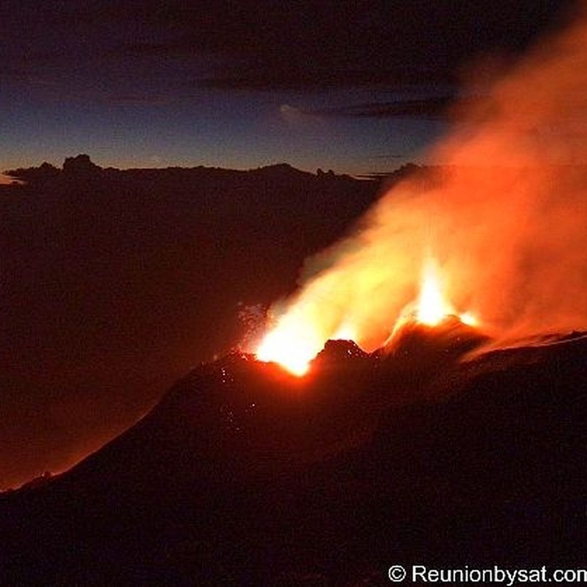 la réunion volcan