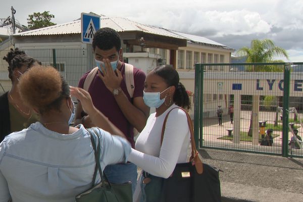 Lycéens en Martinique.