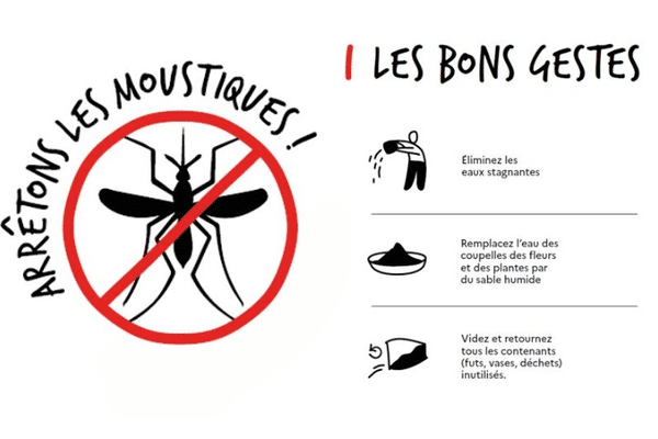 Pour faire reculer la dengue, "la suppression active des récipients inutiles et la protection de réserves d’eau" par tous est impérative, insiste l’ARS.