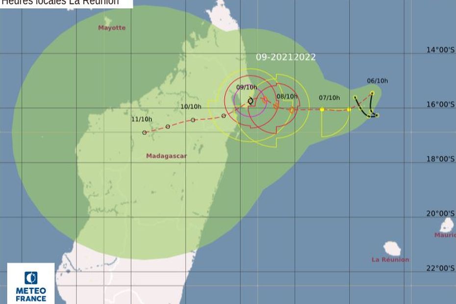 Cyclones Réunion Actualités et info en direct Réunion la 1ère