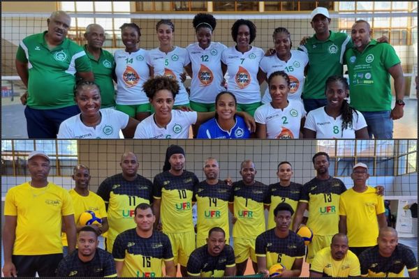 L’équipe du Rayon et de l’Espoir qualifiées pour les 1/2 finales de la Super Coupe Fédérale de volley-ball.