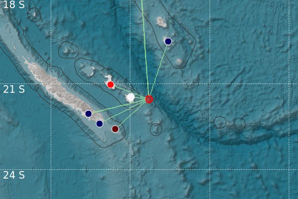 Plusieurs séismes ont été enregistrés le 31 mars et le 1er avril, dans le secteur Nouvelle-Calédonie.