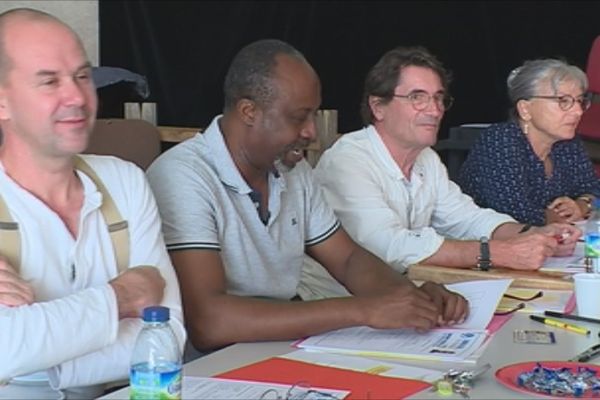 Les membres du jury de l'audition. 