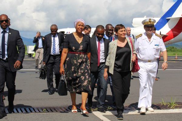 Annick Girardin à Mayotte