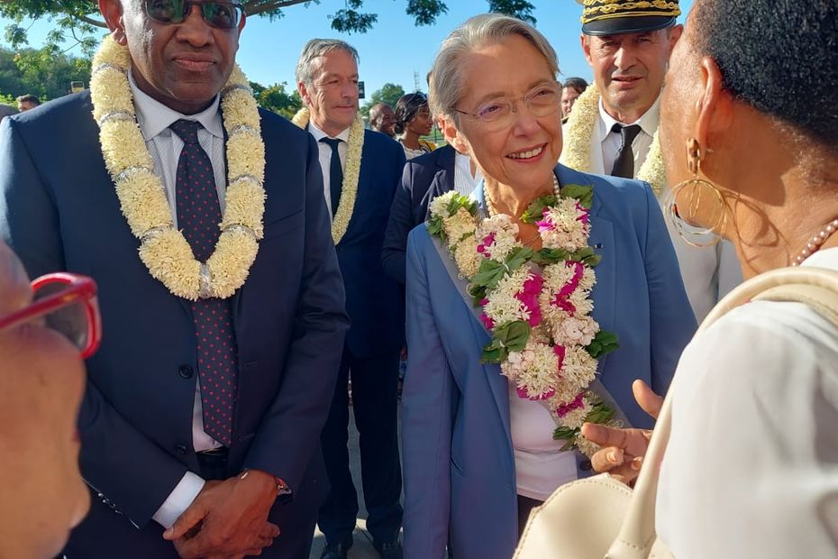 La Première ministre Élisabeth Borne est arrivée à Mayotte