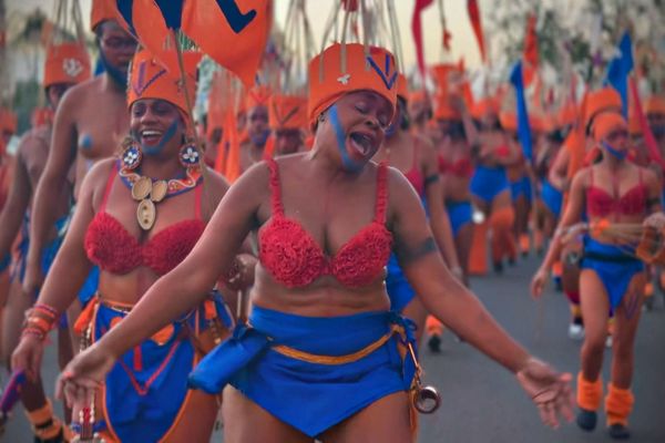 Défilé du groupe de carnaval VIM à Pointe-à-Pitre le 19 janvier 2025 #stopauxviolencessexuelles