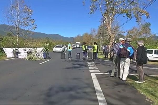 Manifestation à la Plaine des Palmistes