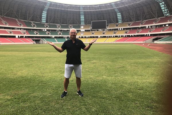 Pascal Blin au Stade Olympique de Brazzaville