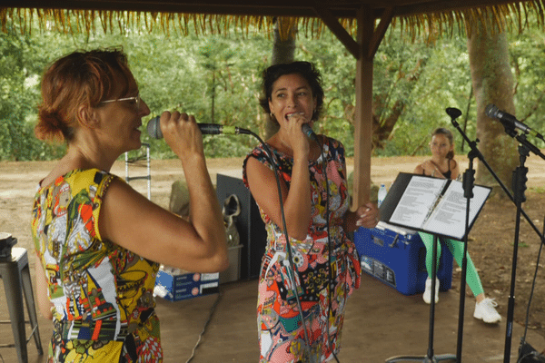 Des chanteuses mais aussi des danseuse Tahitiennes ont égayé cette journée
