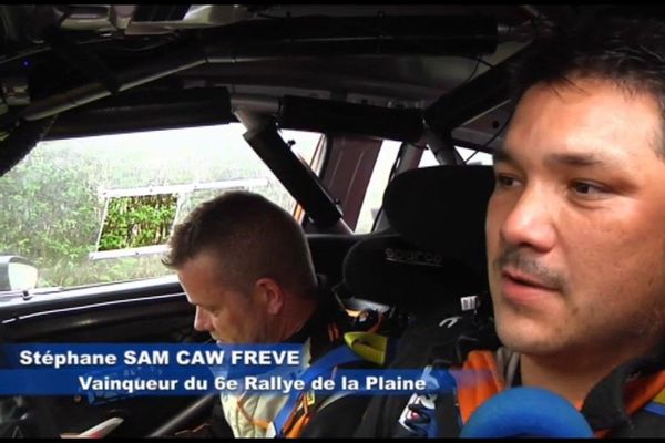 Stéphane Sam Caw Freve, vainqueur du 6ème rallye de la Plaine