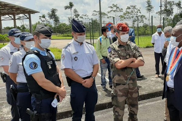 Saint-Georges de l'Oyapock Déplacement de Sébastien LECORNU le 13 juillet 2020