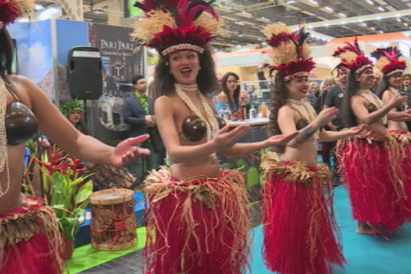 Les danseuses Polynésiennes ont animé le stand de Tahiti et ses îles au salon de l'agriculture de l'année 2018