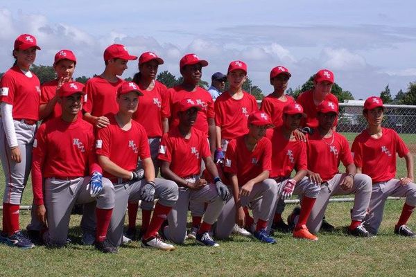 L'équipe U15 baseball à Auckland