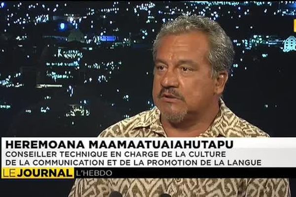 Heremoana Maamaatuaiahutapu, invité du journal de Polynésie 1ère