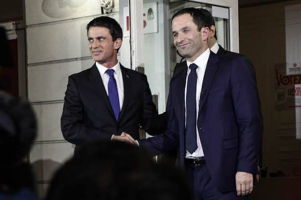 Hamon et Valls