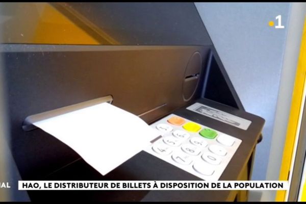 Le distributeur de billets de Hao inauguré