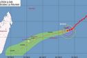 Le cyclone tropical n°3 Bheki était situé à 4h29 à 1 295 km de La Réunion