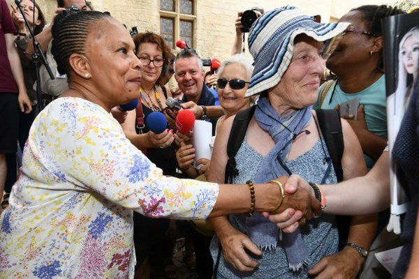 Christiane Taubira au Festival d'Avignon, samedi 8 juillet 2017.