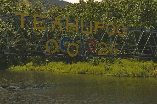 Teahupoo est déjà aux couleurs des JO 2024.