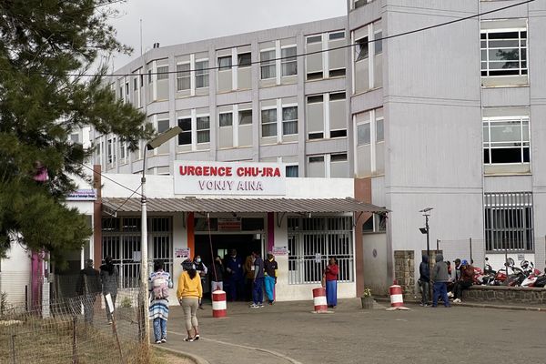 l’hôpital Joseph Ravoahangy Andrianavalona, à Antananarive, à Madagascar.