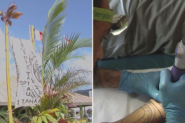 1er salon du tatouage à Tahaa