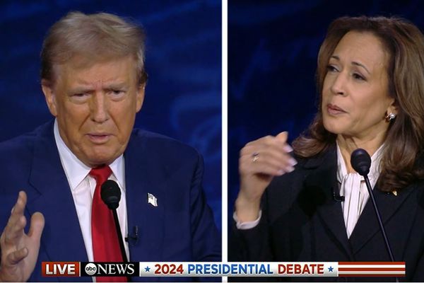 Débat télévisé entre les deux candidats à la présidentielle américaine : Donald Trump et Kamala Harris - 10/09/2024.