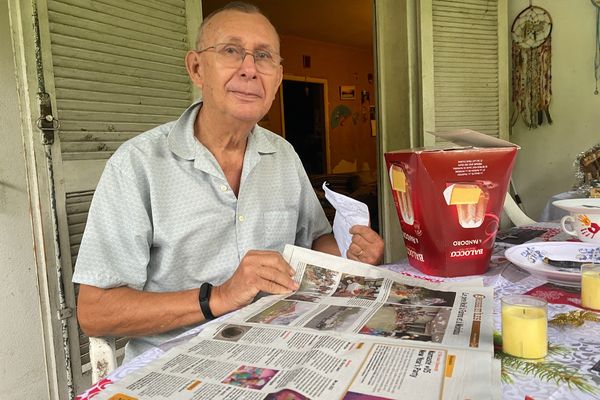 Jerry Fogliani est un fidèle lecteur des "Nouvelles Calédoniennes".