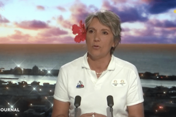 Barbara Martins-Nio, responsable du site de Tahiti pour le Comité d'organisation des JO 2024