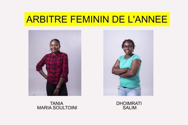 Nominées arbitre féminin  2018 :Tania Maria Soultoini & Dhoimrati Salim