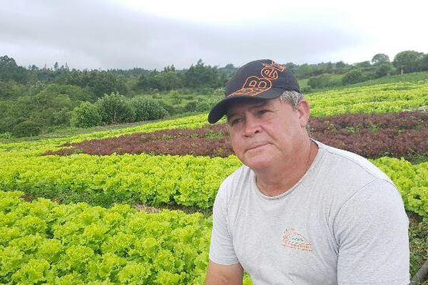 Jean-Pierre Delnard agriculteur à Bois de Nèfles Saint-Paul