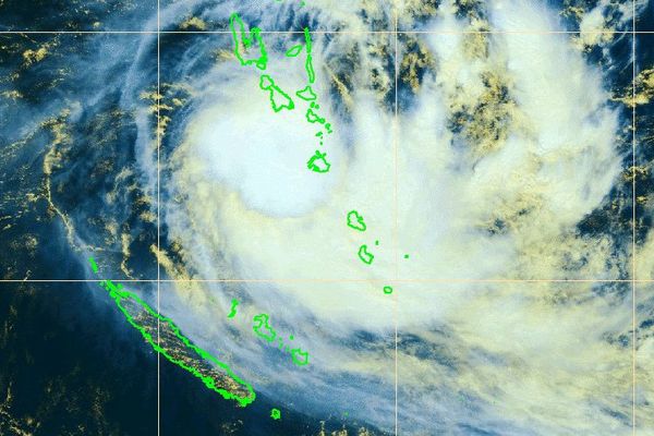 Bonne vue satellite Cook (9 avril 2017 11 heures)