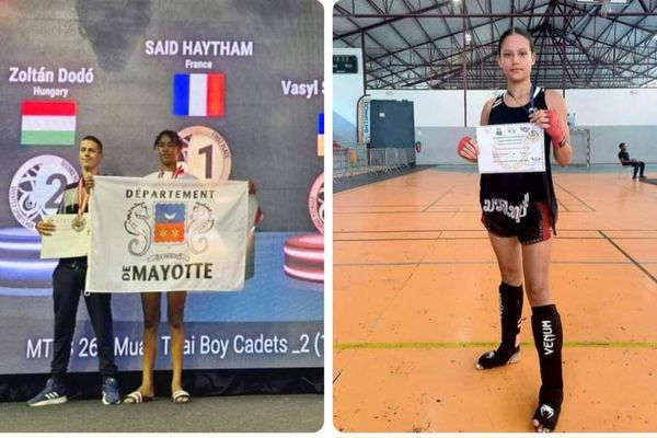 Haytham Said champion du monde de Kickboxing et Shayana Laurent championne de la Réunion en K1