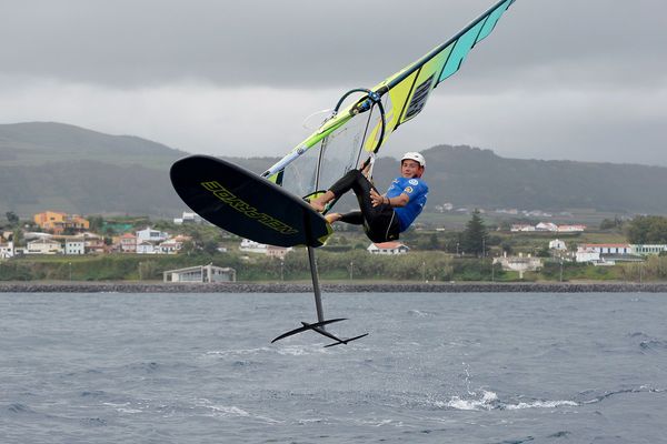 Thomas Goyard aux Championnats du monde de RS:X convertible