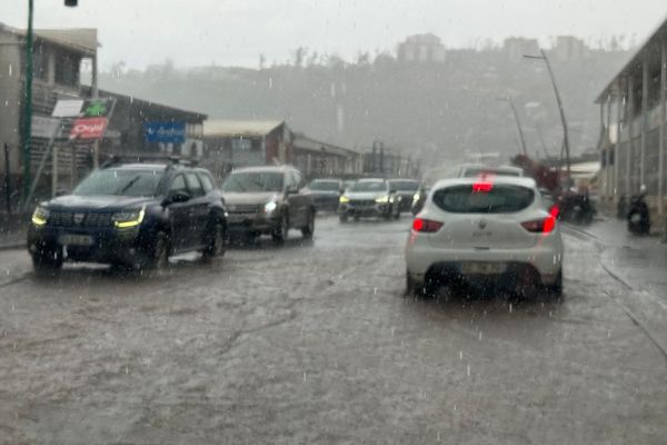 La route nationale de Kawéni ce vendredi matin