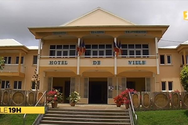 La mairie de Basse-Pointe (nord-atlantique)