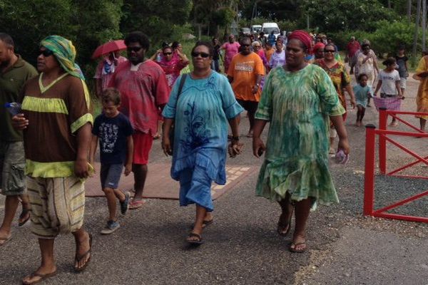 Manifestation Poum village mort 240216