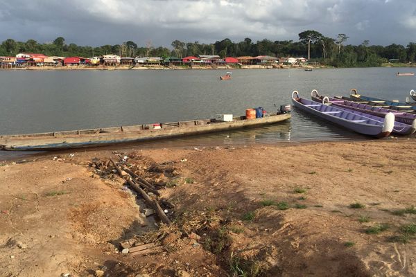 Les berges de Maripasoula