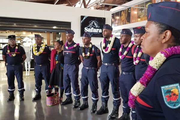 Le retour des pompiers de Mayotte