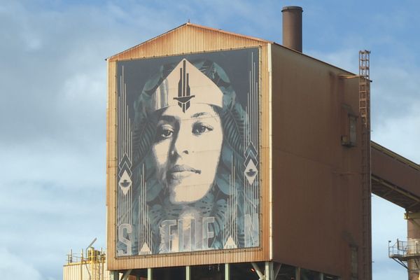 L'usine de la Société Le Nickel à Nouméa, image d'illustration.