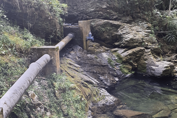 Captage d'eau dans la zone VKP.