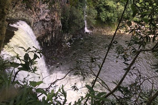 Bassin La Paix, dans l'Est de La Réunion.