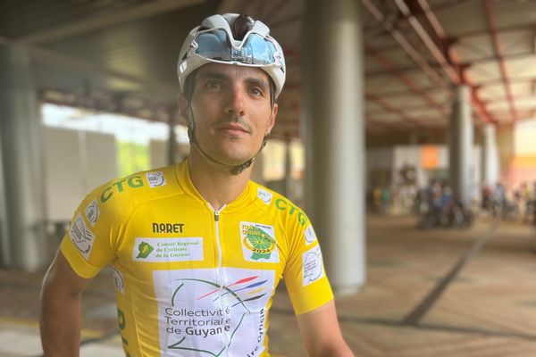 Emiliano Vila, vainqueur de la 33ème édition du tour cycliste de Guyane