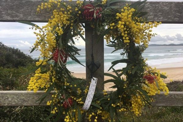 A Wooli beach, là où le jeune homme est mort. 