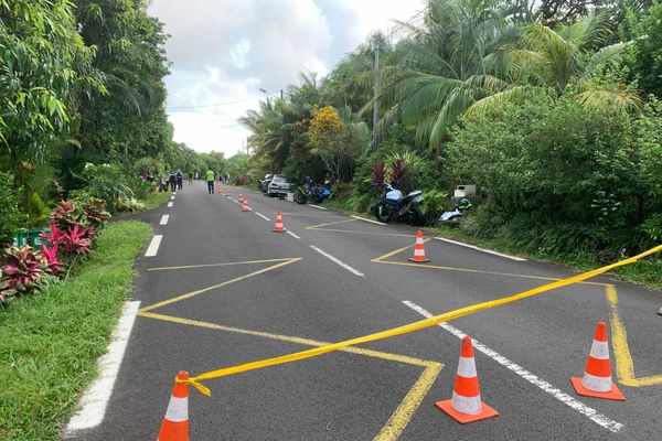 Accident Saint-Philippe, la route est fermée