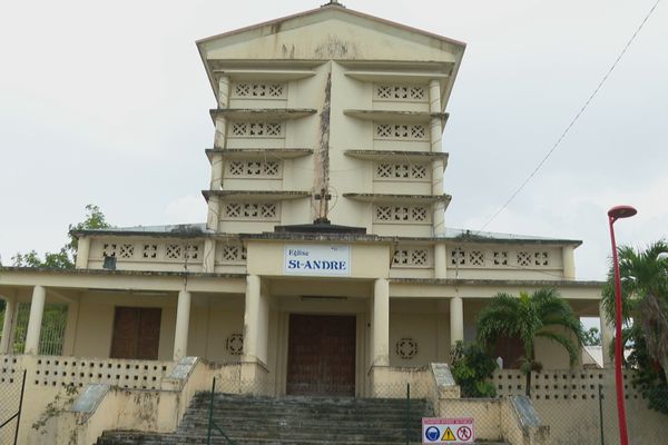 Eglise Saint-André à Morne-à-l'Eau fermée depuis 2014