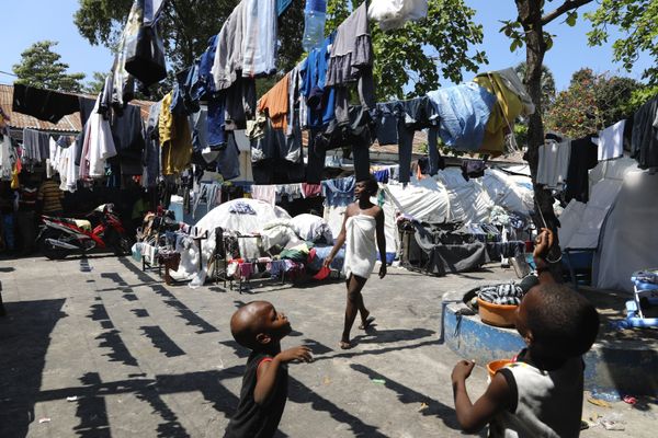 Les habitants de Port-au-Prince déplacés à cause de la violence.